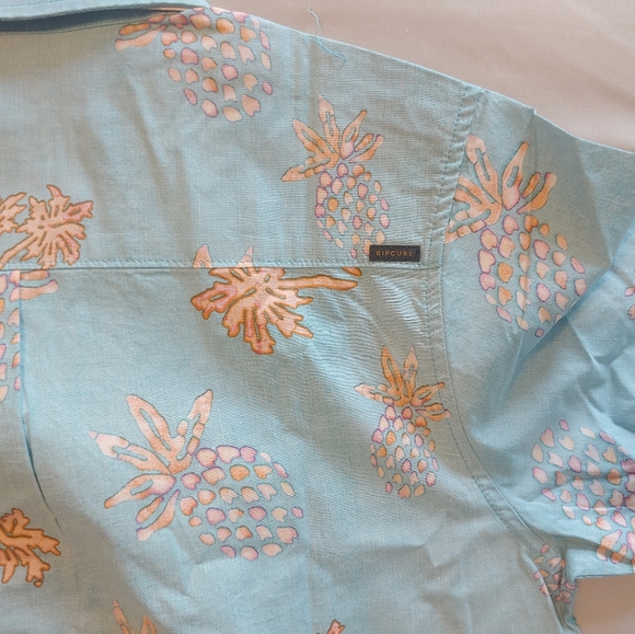 Rip curl Button down Shirt polo shirts boys NEW - Picture 14 of 15